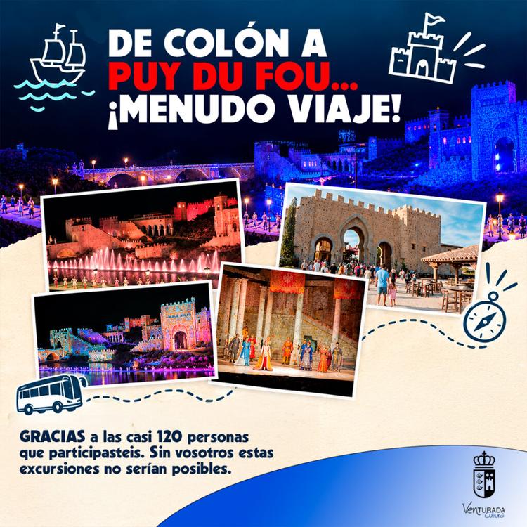 DE COLÓN A PUY DU FOU… ¡MENUDO VIAJE!