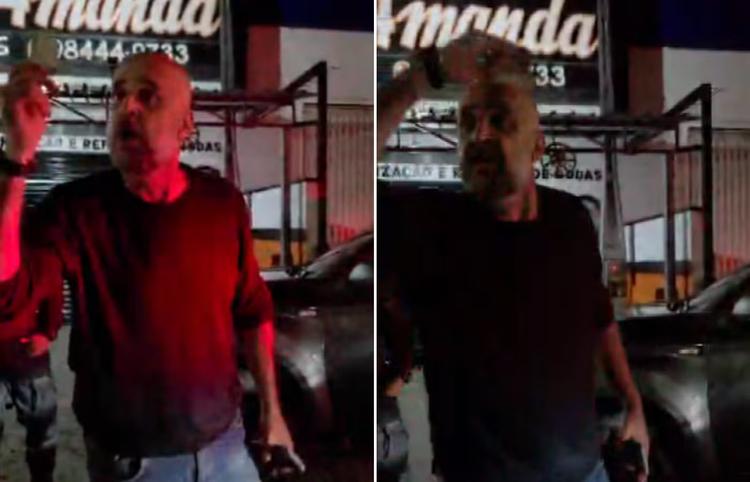VÍDEO mostra coronel impedindo mulher de sair de caminhonete antes de prisão por desacato