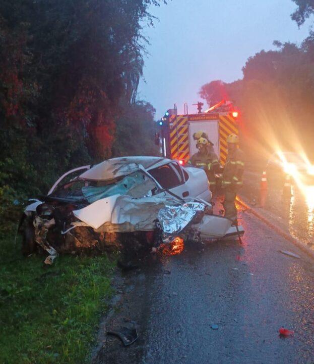 PRF atende colisão frontal com três óbitos na BR-285, em Colorado*