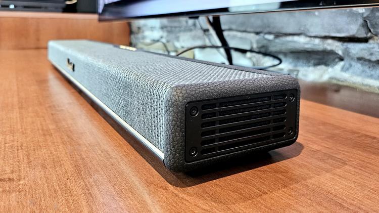 side view of marshall heston 60 soundbar