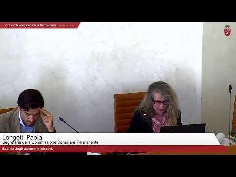 V Commissione Consiliare Permanente