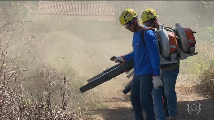 Bombeiros treinam moradores para combater incêndios no Cerrado