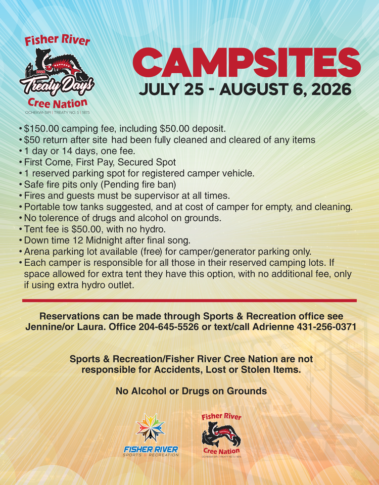 Reserve your camping spot for the Treaty Days