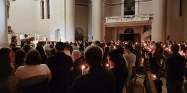 Neste sábado, 18, celebração da Vigília de Pentecostes no Santuário de Nossa Senhora de Caravaggio