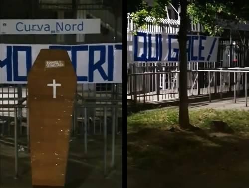 Minacce di morte al presidente del Pescara Sebastiani: davanti allo stadio spunta una bara