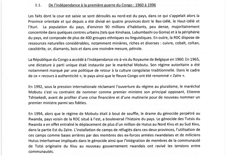 Extrait de l'arrêt de la cour d'assises de Paris. 