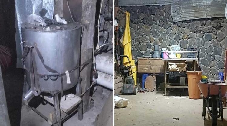 Inhabilitan narcolaboratorio en Huitzilac; aseguran armas y una granada