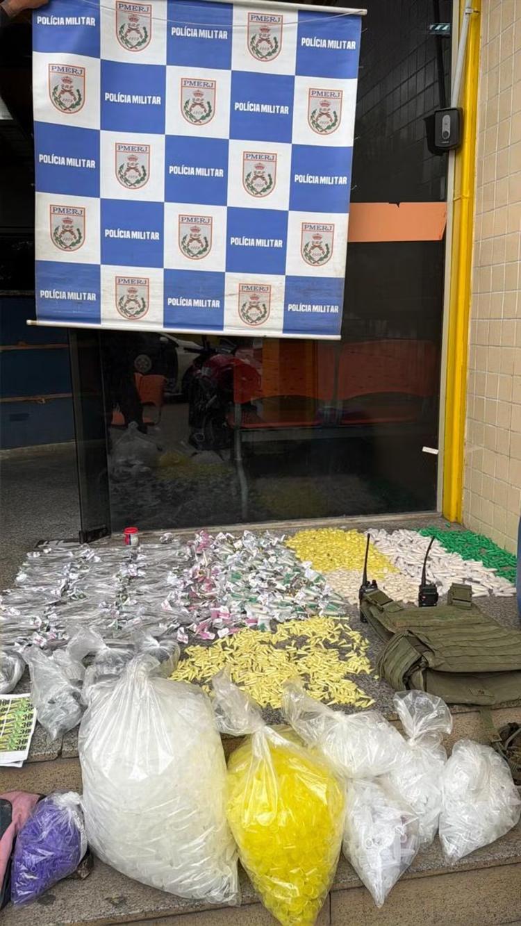 Grande quantidade de drogas é apreendida em Barra Mansa
