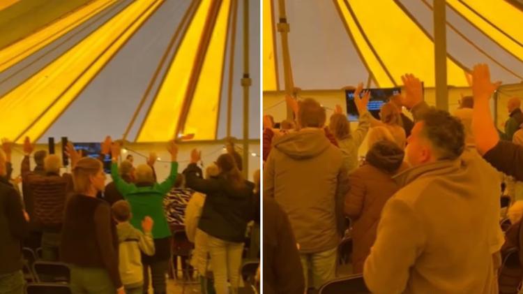Pessoas são curadas e se rendem a Jesus em tenda evangelística na Holanda