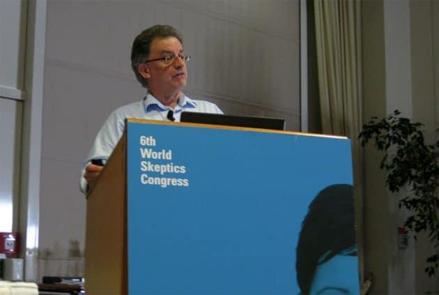Chris French auf dem World Skeptics Congress 2012 in Berlin. Copyright: Tokenskeptic (via WikimediaCommons) / CC BY-SA 3.0