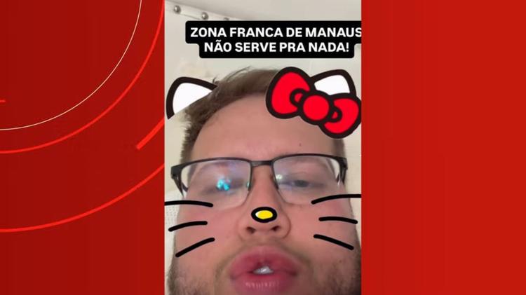 Influenciador que sugeriu que Zona Franca emprega 'índios' é alvo de apuração do Ministério Público