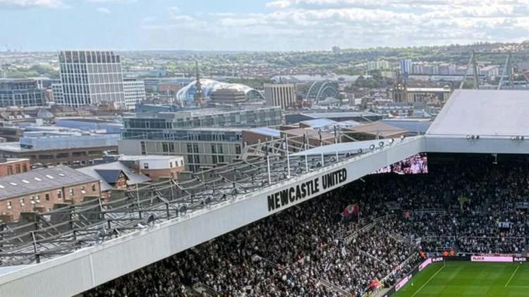 View Of Newcastle City From Level 7 St James Park