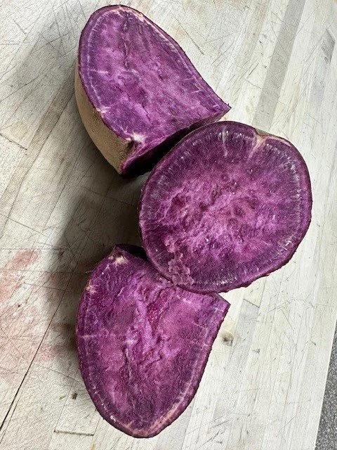 The purple sweet potato is made up roughly 60% of daily caloric intake for Okinawan centenarians through much of the 20th century,