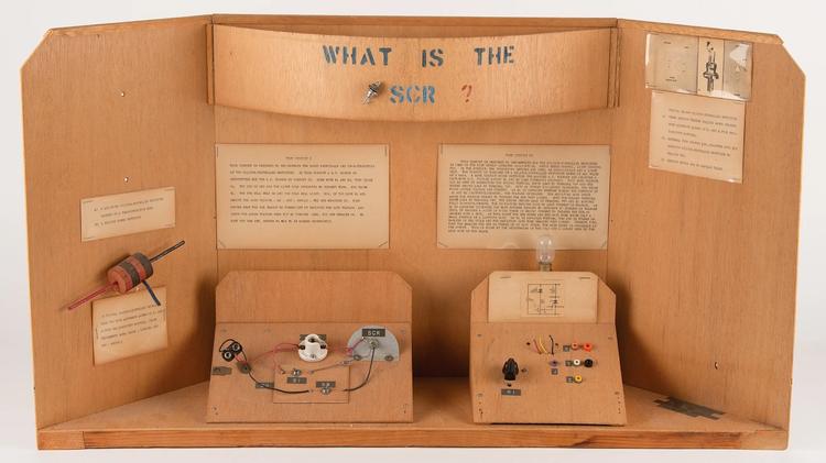 Steve Jobs' 8th grade science fair project.