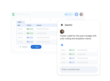 gemini chart building features