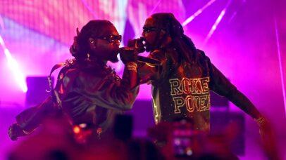 Offset e Quavo são vistos juntos em estúdio e reacendem especulações sobre reunião do Migos