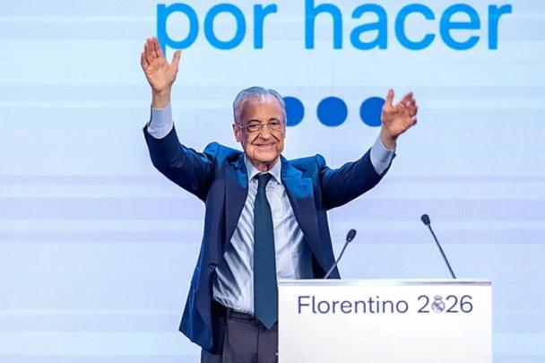 فوز كاسح يبقي بيريز على عرش ريال مدريد حتى 2030