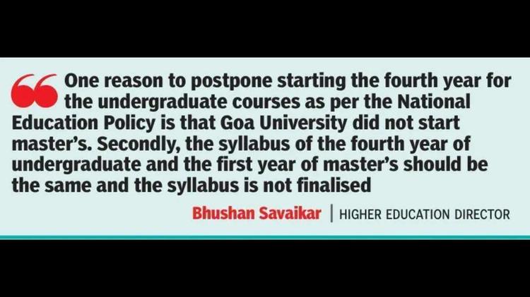 Goa puts NEP 4-year undergraduate courses on hold for 2026-27