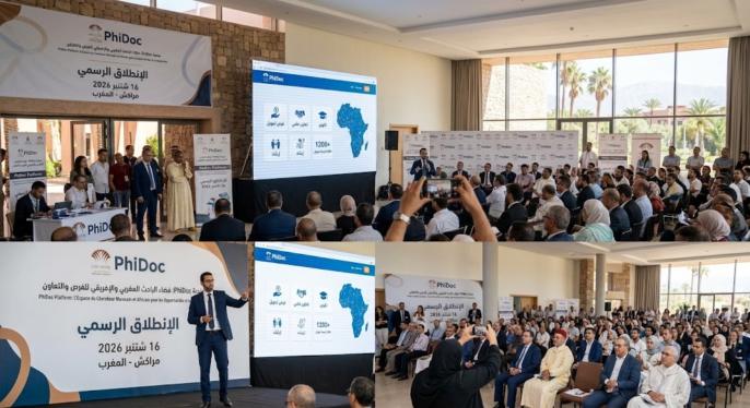 «PhiDoc» تطلق من مراكش منصة رقمية لدعم الباحثين وطلبة الدكتوراه في المغرب وإفريقيا