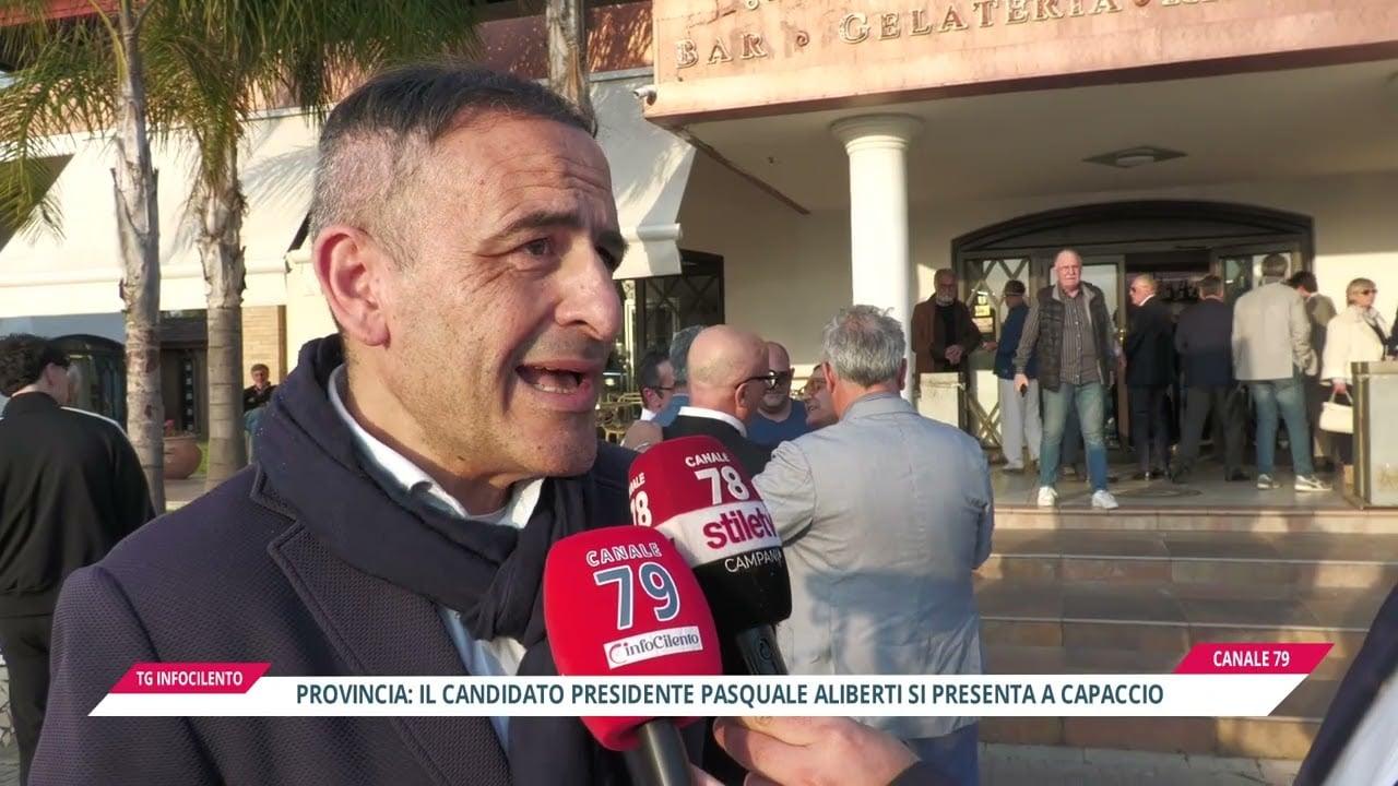Provincia: il candidato Presidente Pasquale Aliberti si presenta a Capaccio
