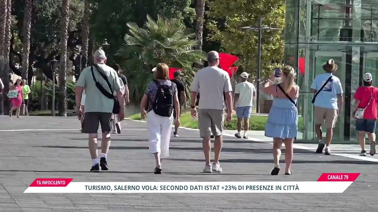 Boom turismo a Salerno: presenze +23% e quasi 6,4 milioni di notti