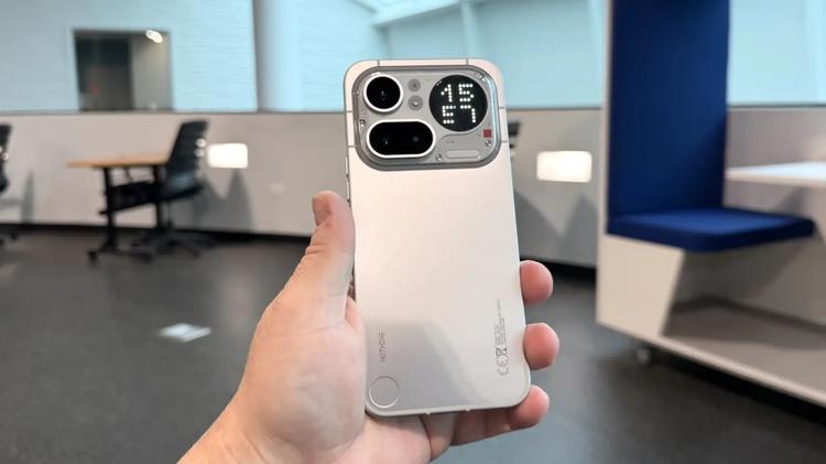 Nothing Phone 4(a) Pro in man's hand