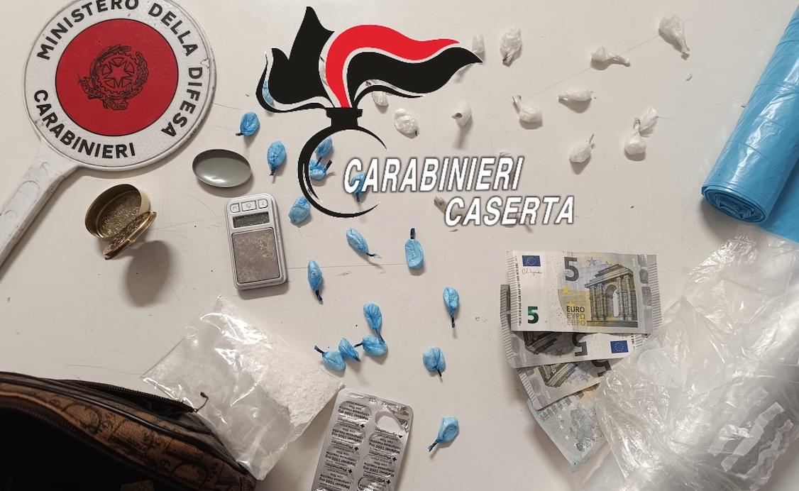 Da Caivano a Caserta con dosi di cocaina e crack: arrestato 29enne al posto di blocco