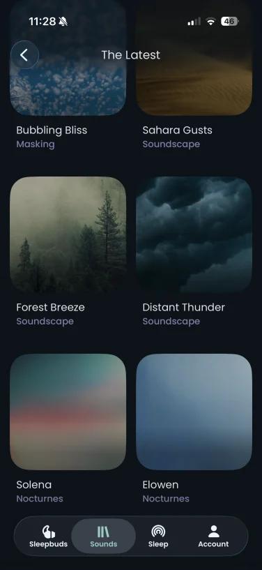 sound library on Ozlo app