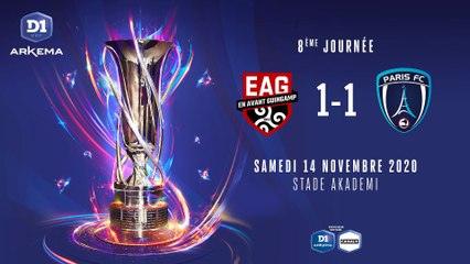 D1 Arkema, J8  EA Guingamp - Paris FC (1-1)