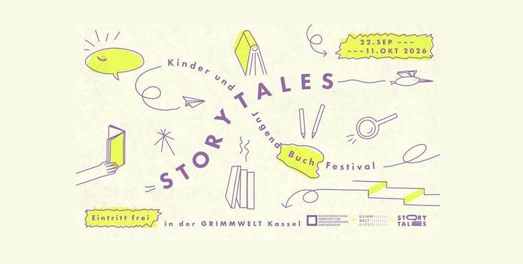  Storytales Kinder und Jugend Buch Festival Plakat 22.09.-11.10.2026