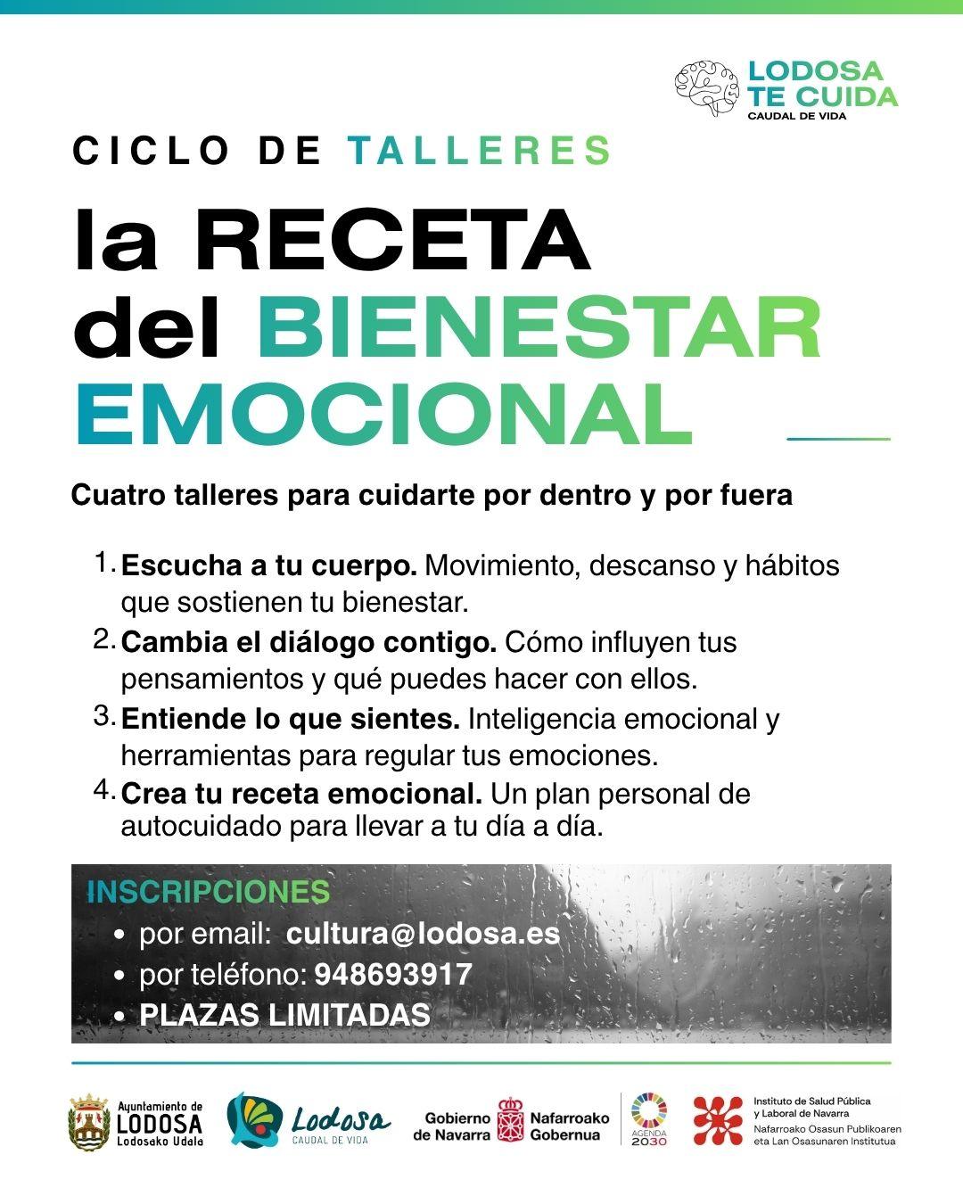 CICLO TALLERES / la RECETA del BIENESTAR EMOCIONAL