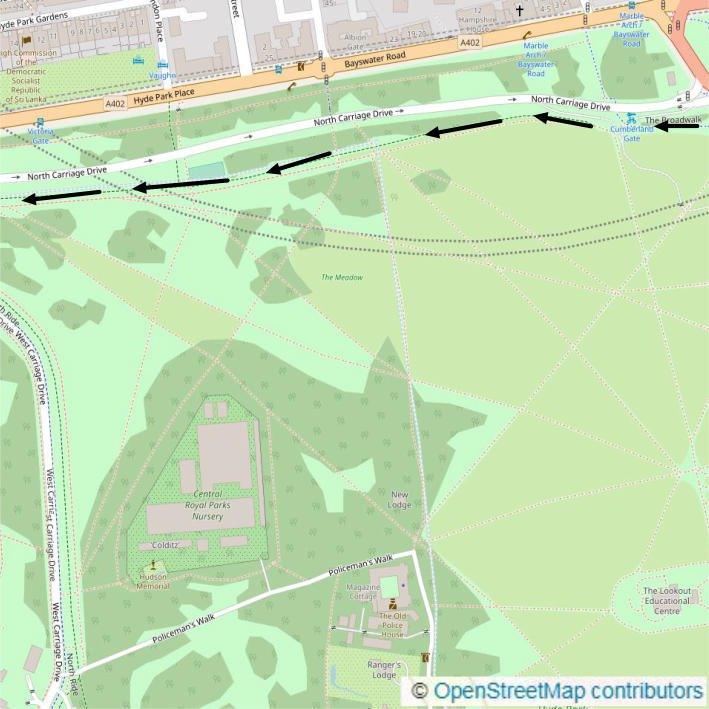 Sixth Part of London Parks Run through Hyde Park