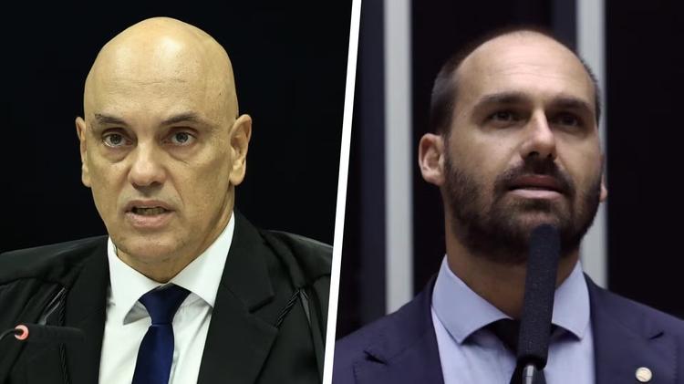 Eduardo Bolsonaro tem nome incluído no banco de mandados de prisão após determinação de Moraes