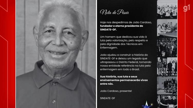 Morre João Cardoso, fundador do Sindicato dos Técnicos em Enfermagem no DF, aos 75 anos