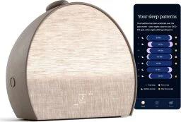 Hatch Sleep Clock and smartphone