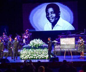 Artists and fans including Machel Montano pay tribute to the Mighty Sparrow during his state assisted funeral at an amphitheater in Port of Spain on October 16, 2026. A huge caravan brought hundreds of Trinidadians together on Friday to bid farewell with music and merrymaking to Mighty Sparrow, the legendary singer-songwriter who died in September and who brought calypso from the Caribbean island to the rest of the world