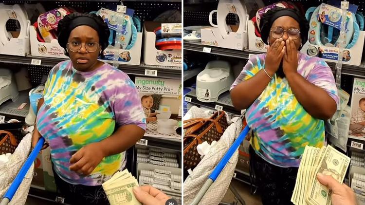 Sem dinheiro para comprar comida, mulher age pela fé e desconhecido paga sua compra