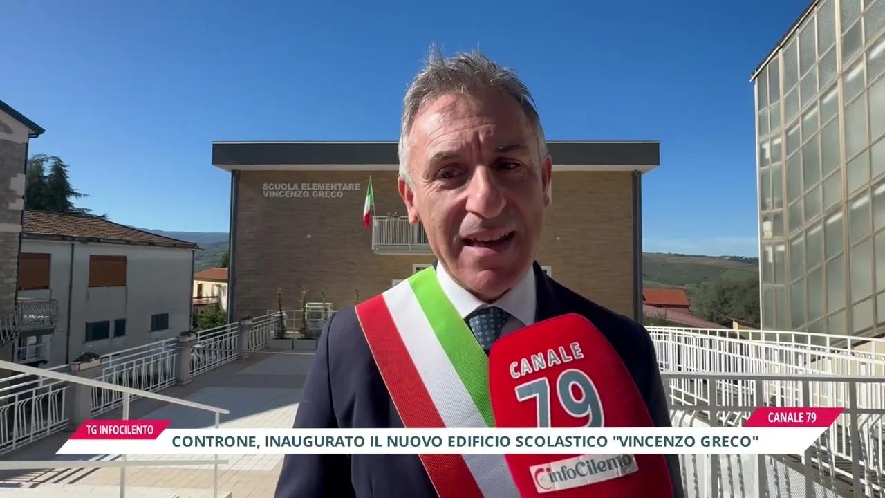 Controne, inaugurata la nuova scuola primaria «Vincenzo Greco»