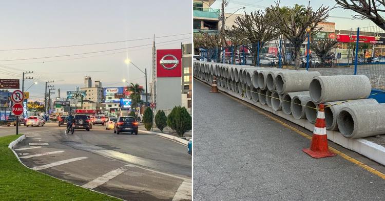 Obras para melhorar escoamento da chuva alteram trânsito em BC; confira o bairro afetado
