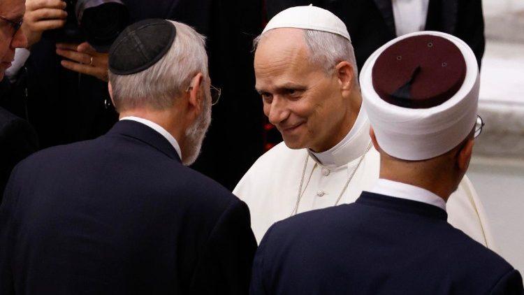 Papst gratuliert der jüdischen Gemeinde Roms