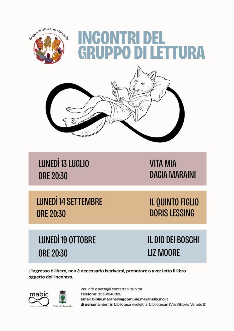 Incontro del gruppo di lettura