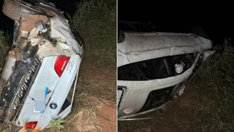 Cinco pessoas morrem em acidente após carro cair em ribanceira em Imbé de Minas