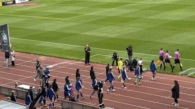 Teams Walking Out Newcastle United Women v Leicester September 2026