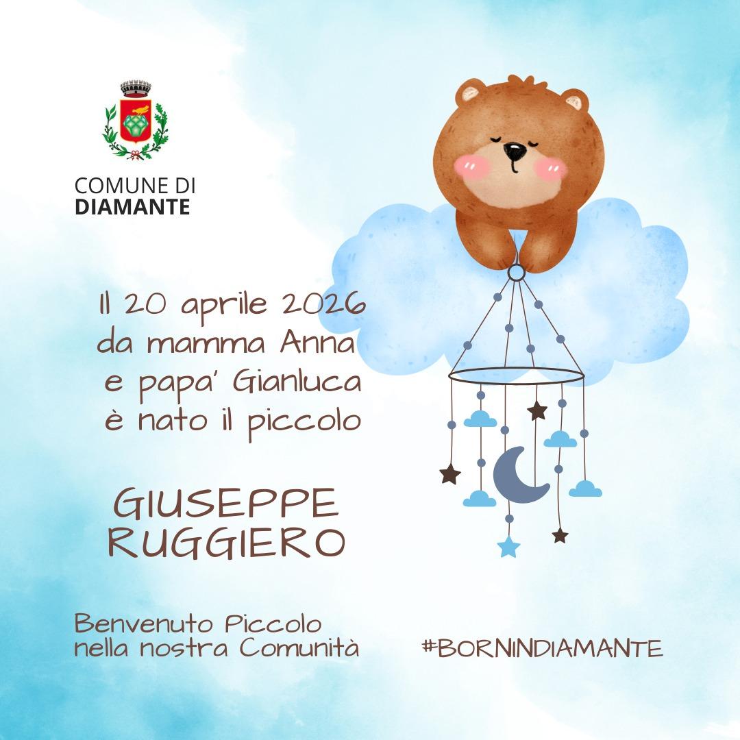 #BorninDiamante Giorno 🗓 20 aprile 2026 da mamma 𝒜𝓃𝓃𝒶 e papà 𝒢𝒾𝒶𝓃𝓁𝓊𝒸𝒶 è nato il piccolo 𝒢𝒾𝓊𝓈𝑒𝓅𝓅𝑒 𝑅...