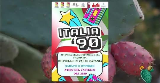 34^ Sagra della Mostarda e del Ficodindia. 9 - 10 - 11 / 16 - 17 - 18 Ottobre 2026 Militello in Val di Catania Programma...