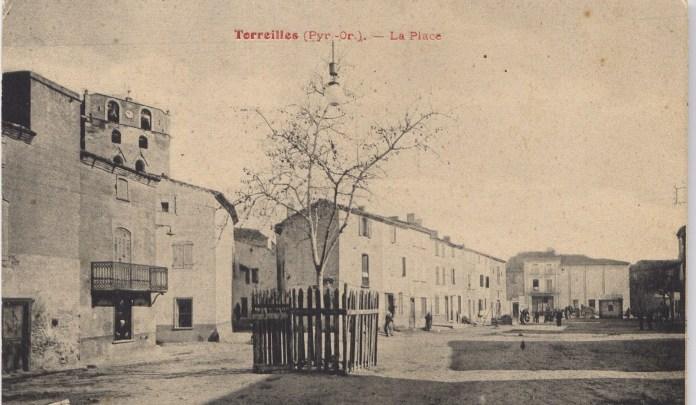Torreilles - La place publique 1900