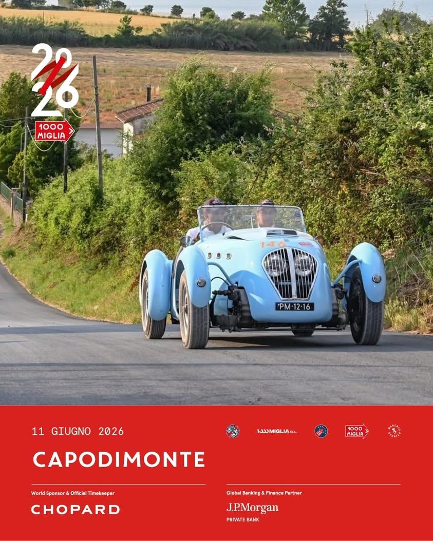🏁🏎️La 1000 miglia anche quest'anno passerà da Capodimonte (VT)🏎️🏁🚗 𝗟𝗮 𝟭𝟬𝟬𝟬 𝗠𝗶𝗴𝗹𝗶𝗮 𝘁𝗼𝗿𝗻𝗮 𝗮 𝗖𝗮𝗽�...