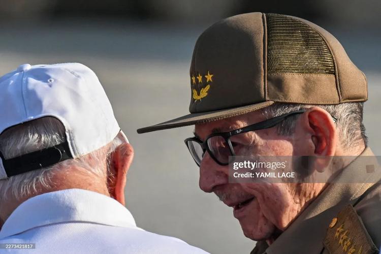 The now indicted former President of Cuba, Raul Castro, seen here attendinga May Day rally marking International Workers' Day in Havana on May 1, 2026.