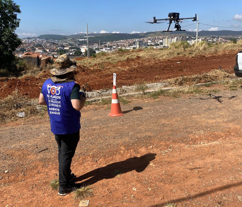 Secretaria de Saúde conclui monitoramento por drones aos focos da Dengue