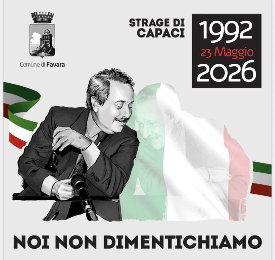 23 Maggio 2026 – 34° Anniversario della Strage di Capaci Oggi, 23 maggio, il Paese si stringe nel ricordo di una delle p...